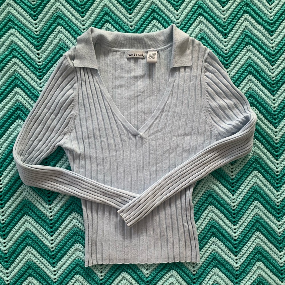 Vintage Wet Seal Collard Top